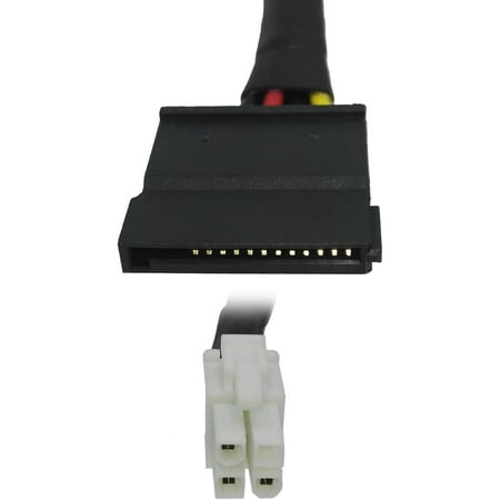 COMeap 3-Pack 30cm Motherboard ATX 4 Pin to SATA Hard Drive HDD Power Adapter Cable for Lenovo 12-inch